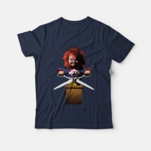 Childs Play 2 Chucky With Scissors T Shirt 3