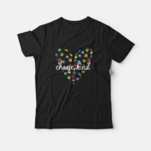 Choose Kind Heart ASL Sign Language T-Shirt