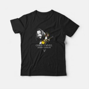 Chris Cornell Play Guitar Legends Never Die Signature T Shirt 2