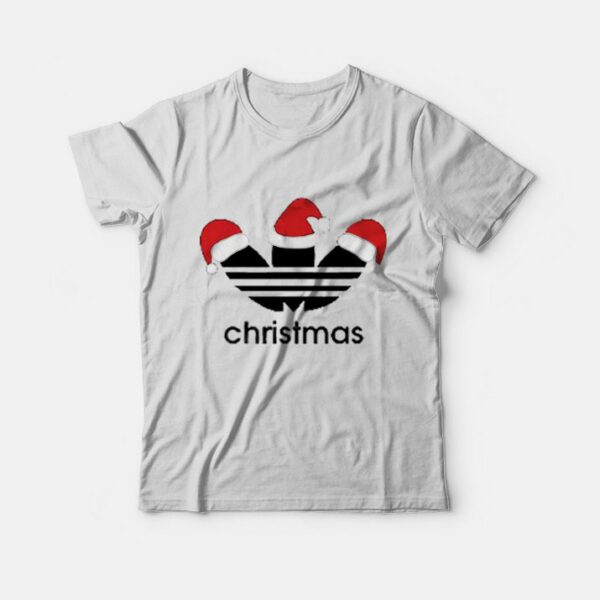 Christmas Adidas Parody Funny T-Shirt Adult Unisex