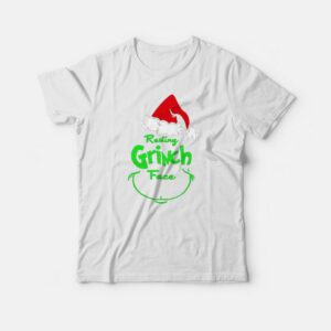 Christmas Resting Grinch Face T-Shirt Christmas Resting Grinch Face T-Shirt