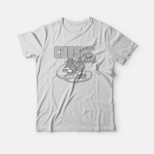 Chucks and Pearls 2021 Kamala T-shirt