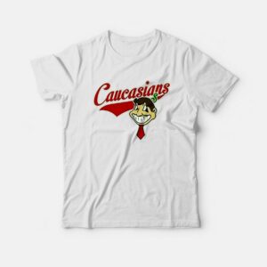 Cleveland Caucasians Baseball Mascot T-Shirt Cleveland Caucasians Baseball Mascot T-Shirt