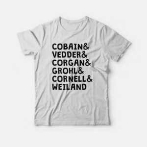 Cobain and Vedder and Corgan T-shirt