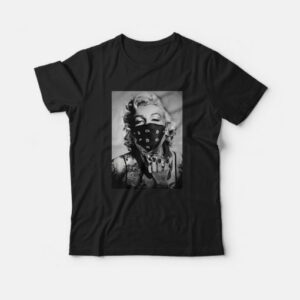 Coolest Marilyn Monroe Black Bandana T-Shirt