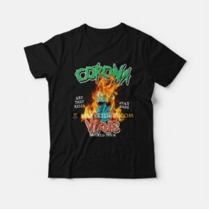 Corona Virus World Tour T Shirt 4