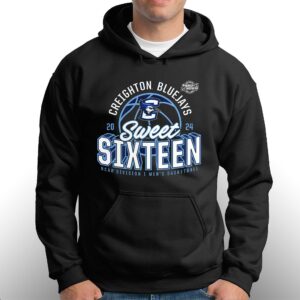 Creighton Bluejays 2024 Ncaa March Madness Sweet Sixteen Defensive Stance T-shirt 2 Creighton Bluejays 2024 Ncaa March Madness Sweet Sixteen Defensive Stance T shirt 3