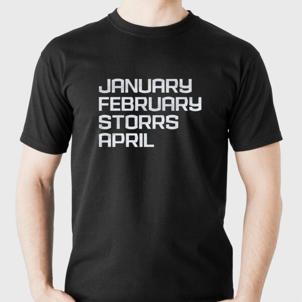 Ct Months January February Storrs April Shirt