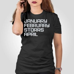 Ct Months January February Storrs April Shirt