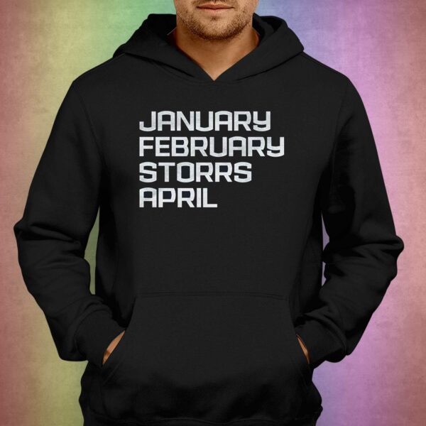 Ct Months January February Storrs April Shirt