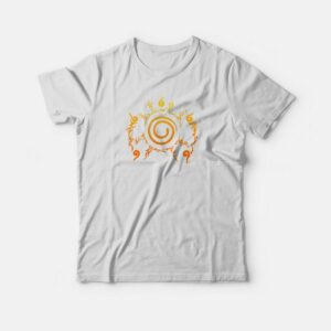 Curse Mark Naruto Nine Tail Fox Seal T shirt 3