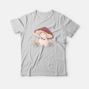Cute Mushroom With a Knife T-Shirt