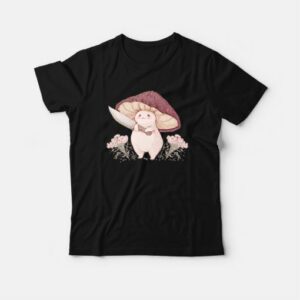 Cute Mushroom With a Knife T Shirt 3