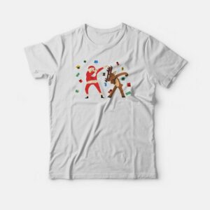 Dabbing Deer Santa Christmas T-shirt Dabbing Deer Santa Christmas T-shirt