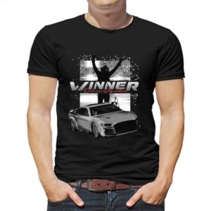 Daniel Suarez Checkered Flag Sports 2024 Ambetter Health 400 Race Win T-shirt