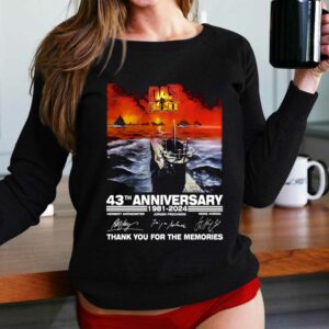 Das Boot 43th Anniversary 1981-2024 Thank You For The Memories T-shirt