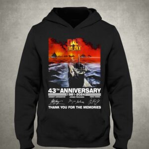 Das Boot 43th Anniversary 1981-2024 Thank You For The Memories T-shirt 2 Das Boot 43th Anniversary 1981 2024 Thank You For The Memories T shirt 3