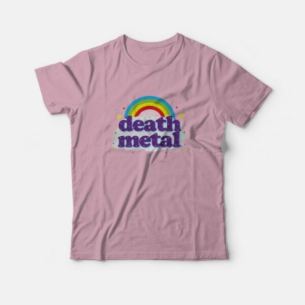 Death Metal Rainbow T-Shirt Unicorn