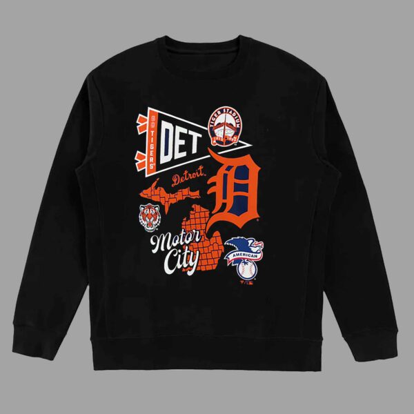 Detroit Tigers Fanatics Branded Split Zone T-shirt