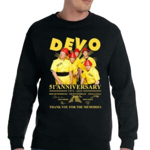 Devo Band 51st Anniversary 1973-2024 Thank You For The Memories T-shirt 3 Devo Band 51st Anniversary 1973 2024 Thank You For The Memories T shirt 4