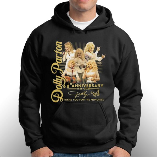 Dolly Parton 68th Anniversary 1956-2024 Thank You For The Memories T-shirt