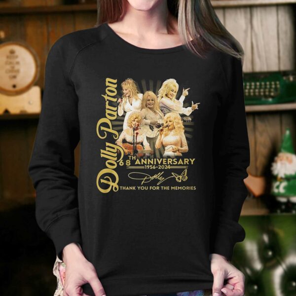 Dolly Parton 68th Anniversary 1956-2024 Thank You For The Memories T-shirt