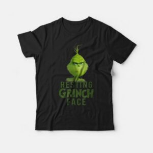 Dr.Seuss The Grinch Resting Grinch Face T-Shirt