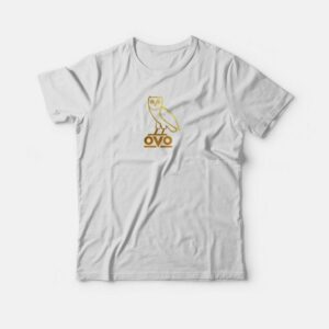 Drake Ovo Owl Gold T-shirt 2 Drake Ovo Owl Gold T shirt 3