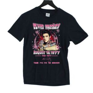 Elvis Presley August 16 1977 Thank You For The Memories T-shirt