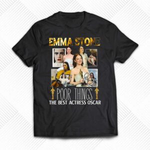 Emma Stone Poor Things The Best Actress Oscar T-shirt
