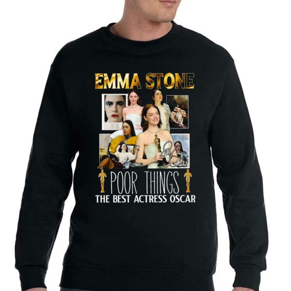 Emma Stone Poor Things The Best Actress Oscar T-shirt