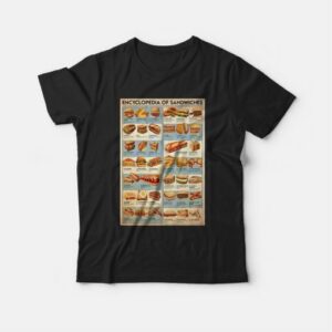 Encyclopedia Of Sandwiches T-shirt 2 Encyclopedia Of Sandwiches T shirt 3
