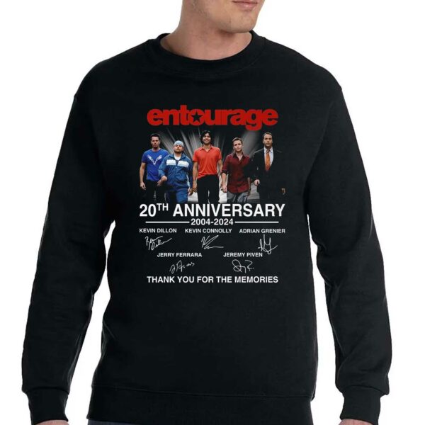 Entourage 20th Anniversary 2004-2024 Thank You For The Memories T-shirt