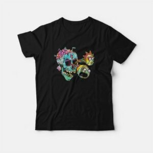 Eyeball Skull Rick and Morty T Shirt 3