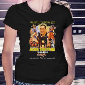 Farewell To Manga Icon Akira Toriyama 1955-2024 Thank You For The Memories T-shirt