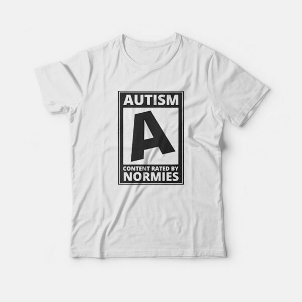 For Sale Rated Autism T-shirt Trendy Clothing