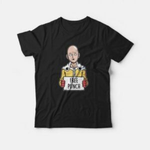 Free Punch Saitama One Punch Man T Shirt 2