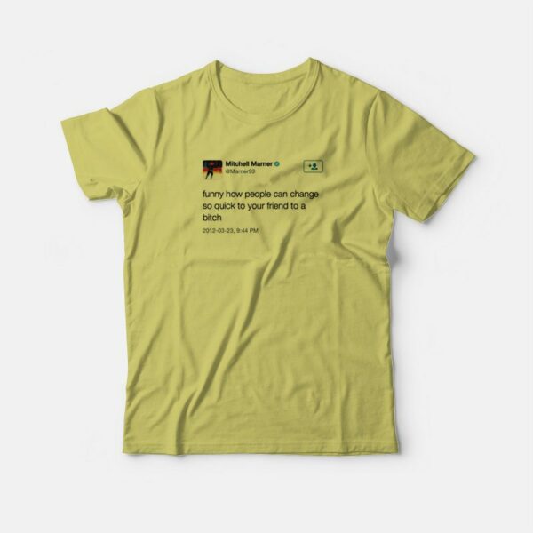 Friend To A Bitch Mitchell Marner Meme T-shirt