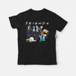 Friends Rick and Morty Simpson On Cartoon Network T-Shirt Friends Rick and Morty Simpson On Cartoon Network T-Shirt