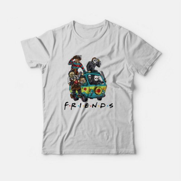 Friends The Massacre Machine Horror T-shirt Halloween