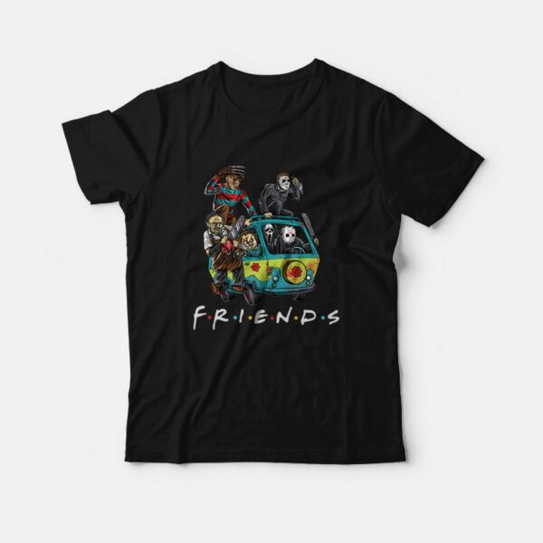 Friends The Massacre Machine Horror T-shirt Halloween