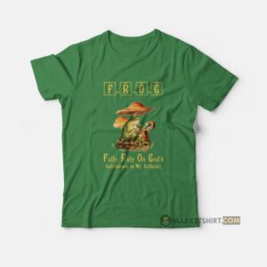 Frog Fully Rely On Gods Indifference To My Suffering Vintage T Shirt 3
