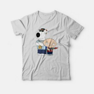 Gangster Brian and Stewie Family Guy T-Shirt 1 Gangster Brian and Stewie Family Guy T Shirt 2