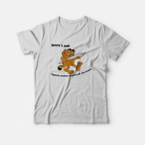 Garfield Here I Am Signed Sealed Delivered Im Yours T-Shirt 2 Garfield Here I Am Signed Sealed Delivered Im Yours T Shirt 3