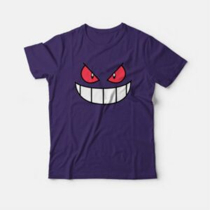 Gengar Face Funny T shirt 4