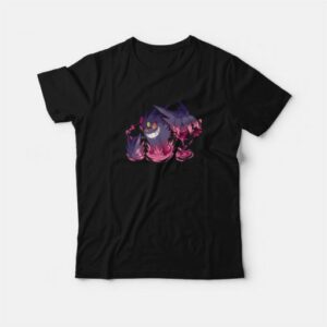 Gengar Pokemon Mega Evolution T-Shirt 2 Gengar Pokemon Mega Evolution T Shirt 3