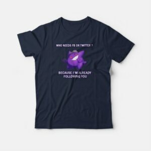Gengar Pokemon Meme T shirt 4