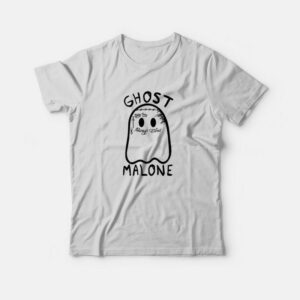 Ghost Malone Funny Halloween T-Shirt