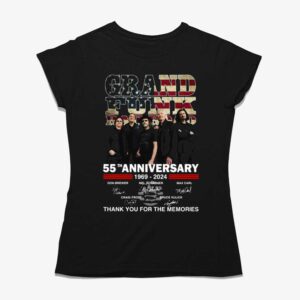 Grand Funk Railroad 55th Anniversary 1969-2024 Thank You For The Memories T-shirt