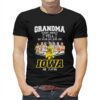 Grandma Doesnt Usually Yell But When She Does Her Iowa Playing T-shirt
